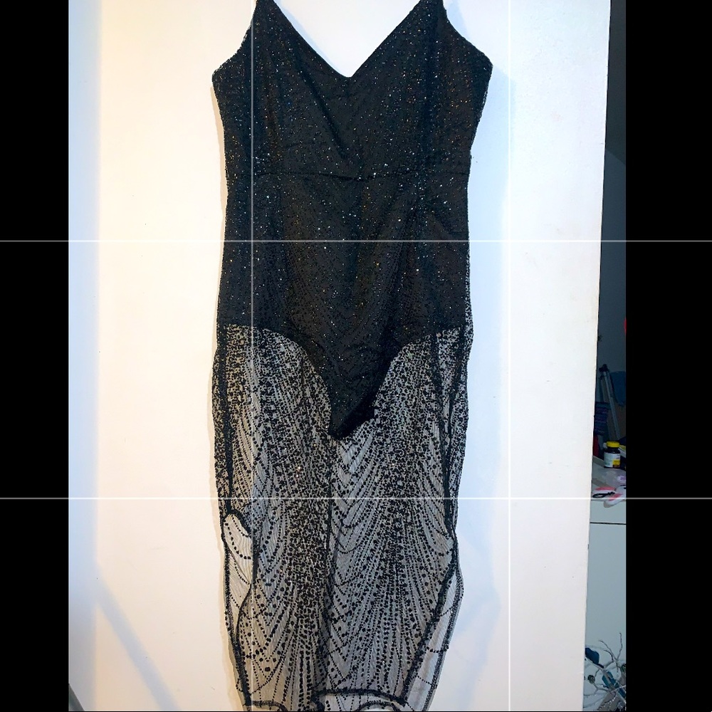 Black party one piece